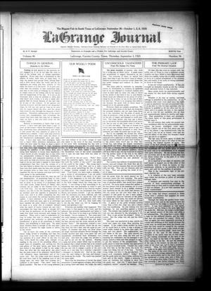 La Grange Journal (La Grange, Tex.), Vol. 46, No. 36, Ed. 1 Thursday, September 3, 1925