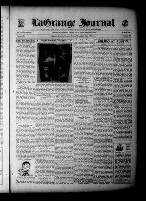 Primary view of object titled 'La Grange Journal (La Grange, Tex.), Vol. 64, No. 19, Ed. 1 Thursday, May 13, 1943'.