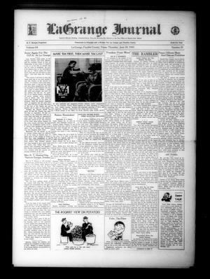 Primary view of object titled 'La Grange Journal (La Grange, Tex.), Vol. 64, No. 25, Ed. 1 Thursday, June 24, 1943'.