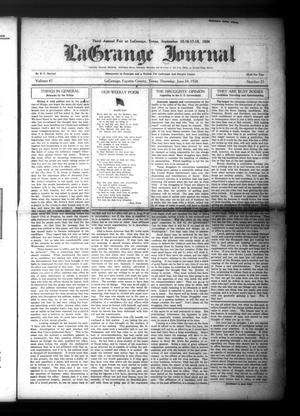Primary view of object titled 'La Grange Journal (La Grange, Tex.), Vol. 47, No. 25, Ed. 1 Thursday, June 24, 1926'.