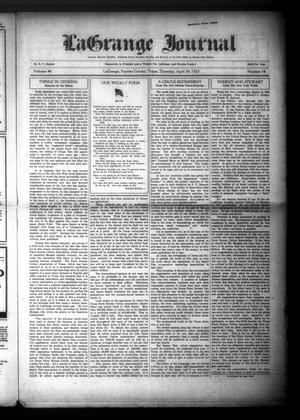 La Grange Journal (La Grange, Tex.), Vol. 46, No. 18, Ed. 1 Thursday, April 30, 1925