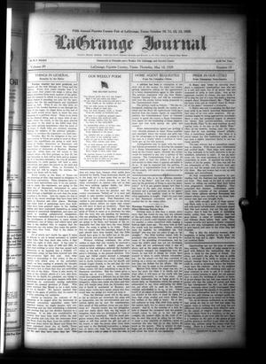 La Grange Journal (La Grange, Tex.), Vol. 49, No. 19, Ed. 1 Thursday, May 10, 1928