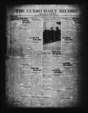 Primary view of object titled 'The Cuero Daily Record (Cuero, Tex.), Vol. 66, No. 58, Ed. 1 Friday, March 11, 1927'.