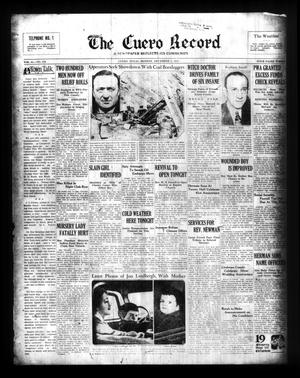 The Cuero Record (Cuero, Tex.), Vol. 41, No. 279, Ed. 1 Monday, December 2, 1935