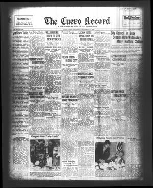 The Cuero Record (Cuero, Tex.), Vol. 38, No. 220, Ed. 1 Thursday, September 15, 1932