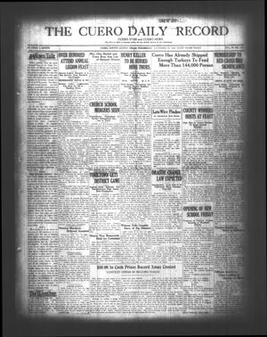 The Cuero Daily Record (Cuero, Tex.), Vol. 69, No. 124, Ed. 1 Wednesday, November 21, 1928