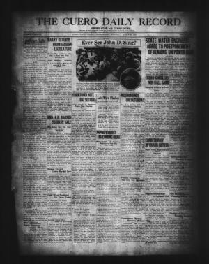 The Cuero Daily Record (Cuero, Tex.), Vol. 66, No. 65, Ed. 1 Sunday, March 20, 1927