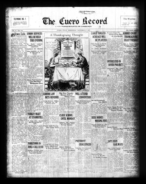 The Cuero Record (Cuero, Tex.), Vol. 41, No. 276, Ed. 1 Wednesday, November 27, 1935