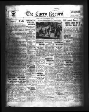 The Cuero Record (Cuero, Tex.), Vol. 40, No. 35, Ed. 1 Sunday, February 11, 1934