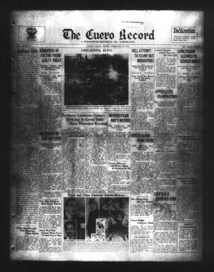 The Cuero Record (Cuero, Tex.), Vol. 40, No. 46, Ed. 1 Friday, February 23, 1934