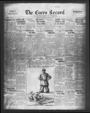 The Cuero Record (Cuero, Tex.), Vol. 37, No. 269, Ed. 1 Sunday, November 15, 1931