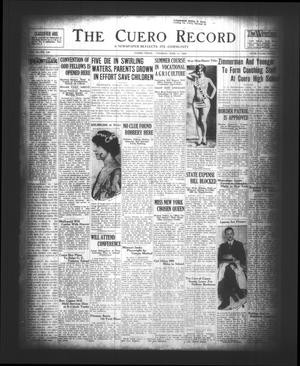The Cuero Record (Cuero, Tex.), Vol. 70, No. 138, Ed. 1 Tuesday, June 11, 1929