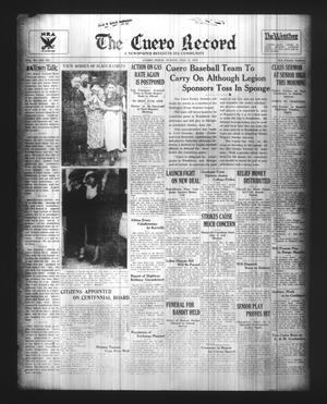 Primary view of object titled 'The Cuero Record (Cuero, Tex.), Vol. 40, No. 125, Ed. 1 Sunday, May 27, 1934'.