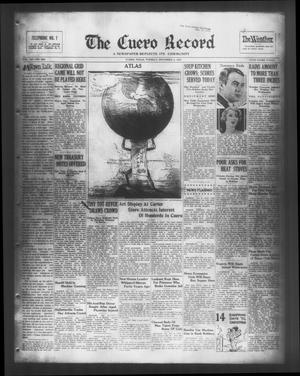The Cuero Record (Cuero, Tex.), Vol. 37, No. 288, Ed. 1 Tuesday, December 8, 1931