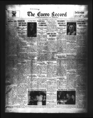 Primary view of object titled 'The Cuero Record (Cuero, Tex.), Vol. 40, No. 24, Ed. 1 Monday, January 29, 1934'.