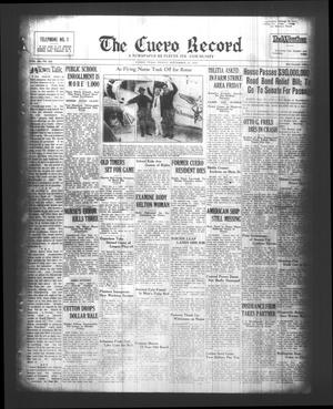 The Cuero Record (Cuero, Tex.), Vol. 38, No. 221, Ed. 1 Friday, September 16, 1932
