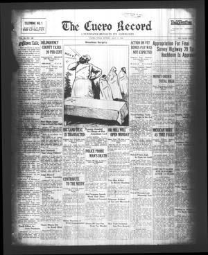 The Cuero Record (Cuero, Tex.), Vol. 38, No. 168, Ed. 1 Sunday, July 17, 1932