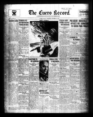 The Cuero Record. (Cuero, Tex.), Vol. 41, No. 237, Ed. 1 Thursday, October 10, 1935