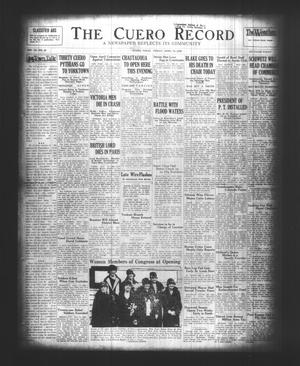Primary view of object titled 'The Cuero Record (Cuero, Tex.), Vol. 70, No. 93, Ed. 1 Friday, April 19, 1929'.