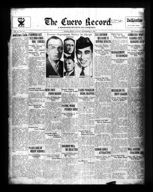 The Cuero Record. (Cuero, Tex.), Vol. 41, No. 221, Ed. 1 Sunday, September 22, 1935