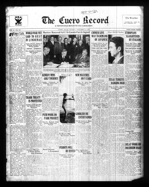 The Cuero Record (Cuero, Tex.), Vol. 41, No. 269, Ed. 1 Tuesday, November 19, 1935
