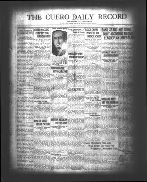 The Cuero Daily Record (Cuero, Tex.), Vol. 69, No. 103, Ed. 1 Sunday, October 28, 1928