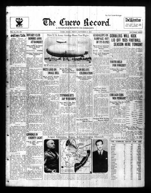 The Cuero Record. (Cuero, Tex.), Vol. 41, No. 226, Ed. 1 Friday, September 27, 1935