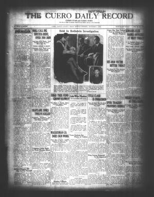 Primary view of object titled 'The Cuero Daily Record (Cuero, Tex.), Vol. 69, No. 133, Ed. 1 Monday, December 3, 1928'.