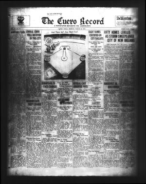 The Cuero Record (Cuero, Tex.), Vol. 40, No. 72, Ed. 1 Monday, March 26, 1934