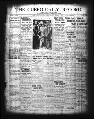 Primary view of object titled 'The Cuero Daily Record (Cuero, Tex.), Vol. 69, No. 67, Ed. 1 Sunday, September 16, 1928'.