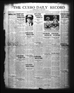 The Cuero Daily Record (Cuero, Tex.), Vol. 69, No. 62, Ed. 1 Monday, September 10, 1928