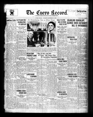 The Cuero Record. (Cuero, Tex.), Vol. 41, No. 217, Ed. 1 Tuesday, September 17, 1935