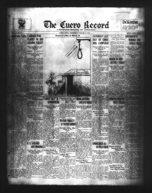 The Cuero Record (Cuero, Tex.), Vol. 40, No. 62, Ed. 1 Wednesday, March 14, 1934