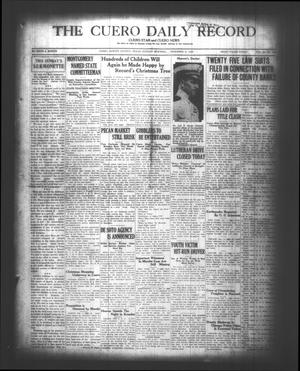 The Cuero Daily Record (Cuero, Tex.), Vol. 69, No. 132, Ed. 1 Sunday, December 2, 1928