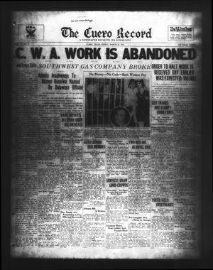 The Cuero Record (Cuero, Tex.), Vol. 40, No. 76, Ed. 1 Friday, March 30, 1934