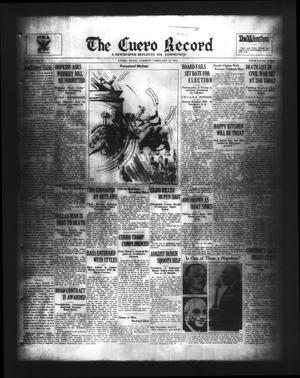 The Cuero Record (Cuero, Tex.), Vol. 40, No. 37, Ed. 1 Tuesday, February 13, 1934