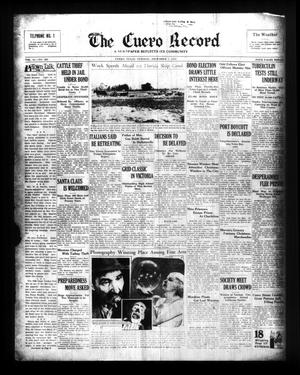 The Cuero Record (Cuero, Tex.), Vol. 41, No. 280, Ed. 1 Tuesday, December 3, 1935