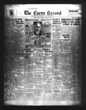 The Cuero Record (Cuero, Tex.), Vol. 40, No. 69, Ed. 1 Thursday, March 22, 1934