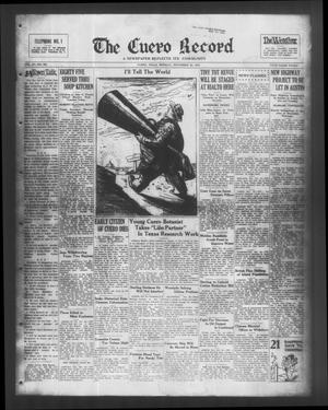 The Cuero Record (Cuero, Tex.), Vol. 37, No. 281, Ed. 1 Monday, November 30, 1931