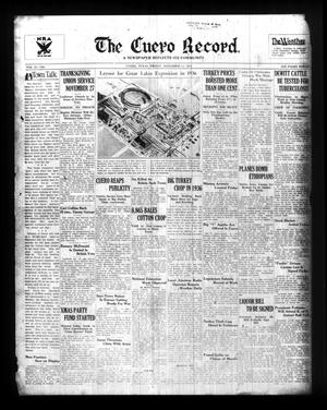 The Cuero Record. (Cuero, Tex.), Vol. 41, No. 266, Ed. 1 Friday, November 15, 1935