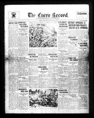 The Cuero Record. (Cuero, Tex.), Vol. 41, No. 205, Ed. 1 Sunday, September 1, 1935