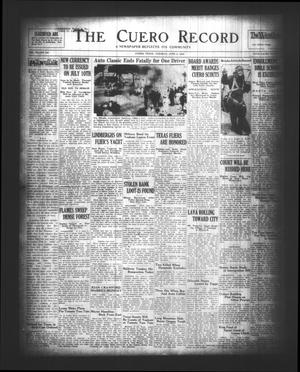 The Cuero Record (Cuero, Tex.), Vol. 70, No. 132, Ed. 1 Tuesday, June 4, 1929