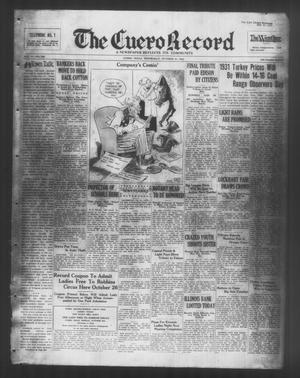 The Cuero Record (Cuero, Tex.), Vol. 37, No. 248, Ed. 1 Wednesday, October 21, 1931