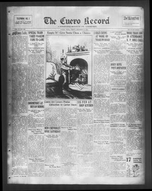 The Cuero Record (Cuero, Tex.), Vol. 37, No. 285, Ed. 1 Friday, December 4, 1931