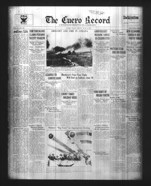 The Cuero Record (Cuero, Tex.), Vol. 40, No. 136, Ed. 1 Friday, June 8, 1934