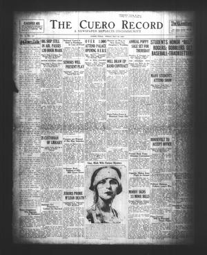 The Cuero Record (Cuero, Tex.), Vol. 70, No. 123, Ed. 1 Friday, May 24, 1929