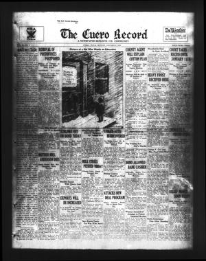 The Cuero Record (Cuero, Tex.), Vol. 40, No. 6, Ed. 1 Monday, January 8, 1934