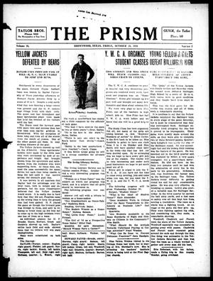 The Prism (Brownwood, Tex.), Vol. 16, No. 7, Ed. 1, Friday, October 20, 1916