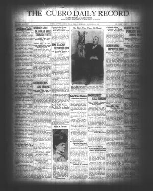 The Cuero Daily Record (Cuero, Tex.), Vol. 69, No. 154, Ed. 1 Friday, December 28, 1928