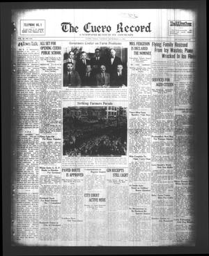 The Cuero Record (Cuero, Tex.), Vol. 38, No. 218, Ed. 1 Tuesday, September 13, 1932